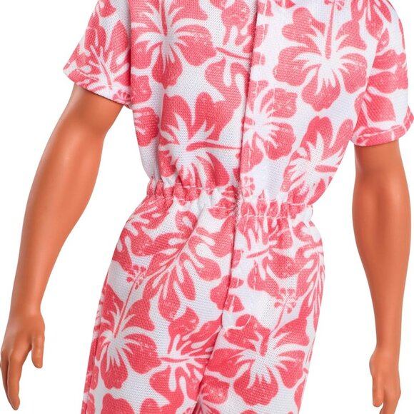 Fashionistas Ken Doll #235 with Braided Brown Hair Hawaiian Print - Picture 4 of 5